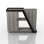 Tern Modern 6-shelf Mobile Wine Cabinet