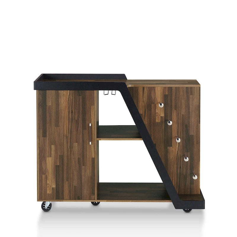 Tern Modern 6-shelf Mobile Wine Cabinet