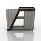 Tern Modern 6-shelf Mobile Wine Cabinet