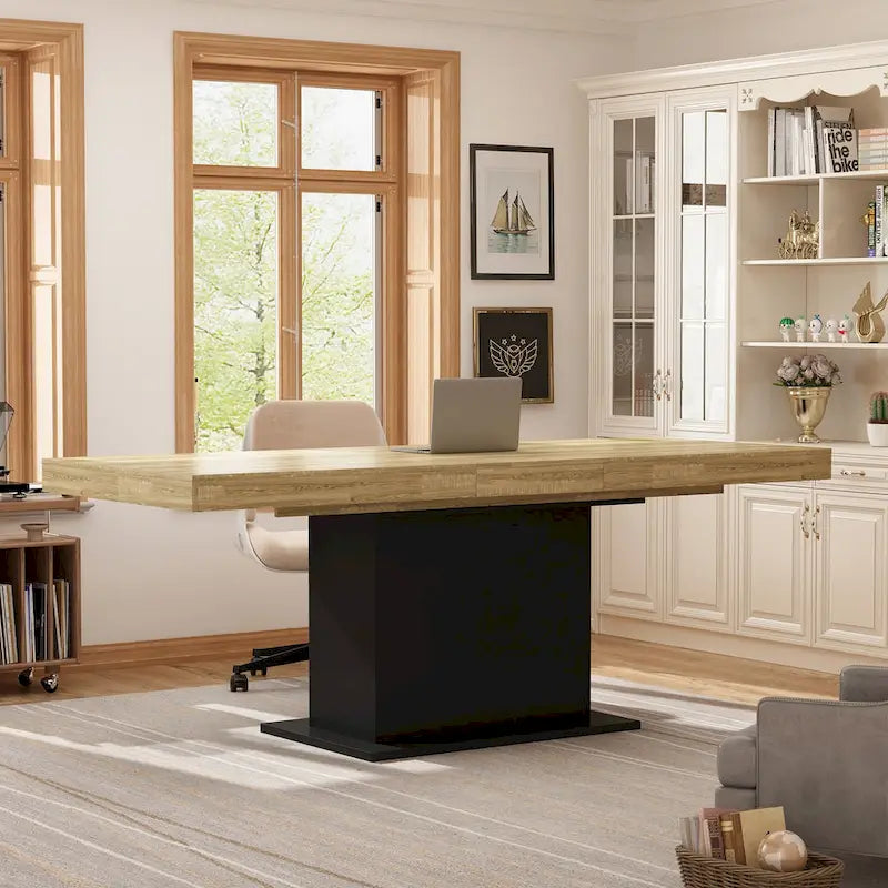 78.7W Extendable Table Dining Table Meeting Table Working Station