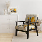 Geometric Abstraction III Upholstered Abstract Shapes Accent Chair and Modern & Contemporary Arm Chair