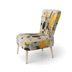 Geometric Abstraction III Upholstered Abstract Shapes Accent Chair and Modern & Contemporary Arm Chair