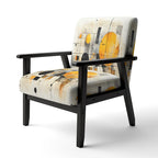 Geometric Abstraction III Upholstered Abstract Shapes Accent Chair and Modern & Contemporary Arm Chair