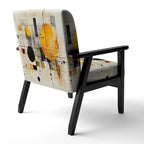 Geometric Abstraction III Upholstered Abstract Shapes Accent Chair and Modern & Contemporary Arm Chair