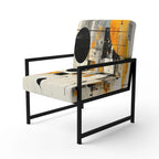 Geometric Abstraction III Upholstered Abstract Shapes Accent Chair and Modern & Contemporary Arm Chair