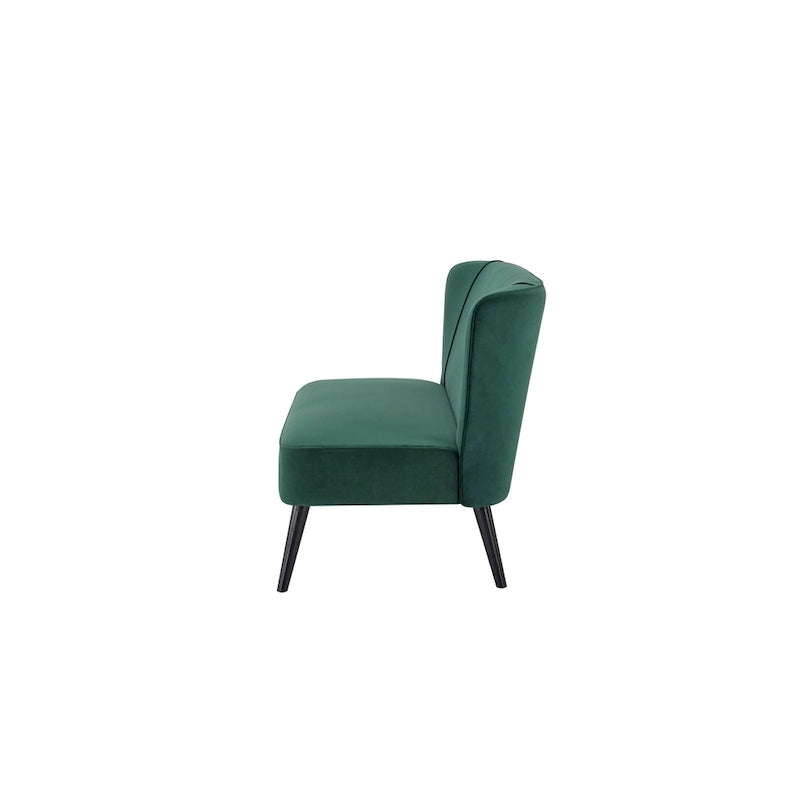 Porch & Den Brooklawn Wingback Mid-century Loveseat