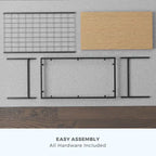 Ruby Wood and Metal Coffee and End Tables