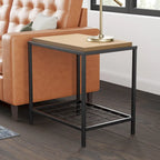 Ruby Wood and Metal Coffee and End Tables