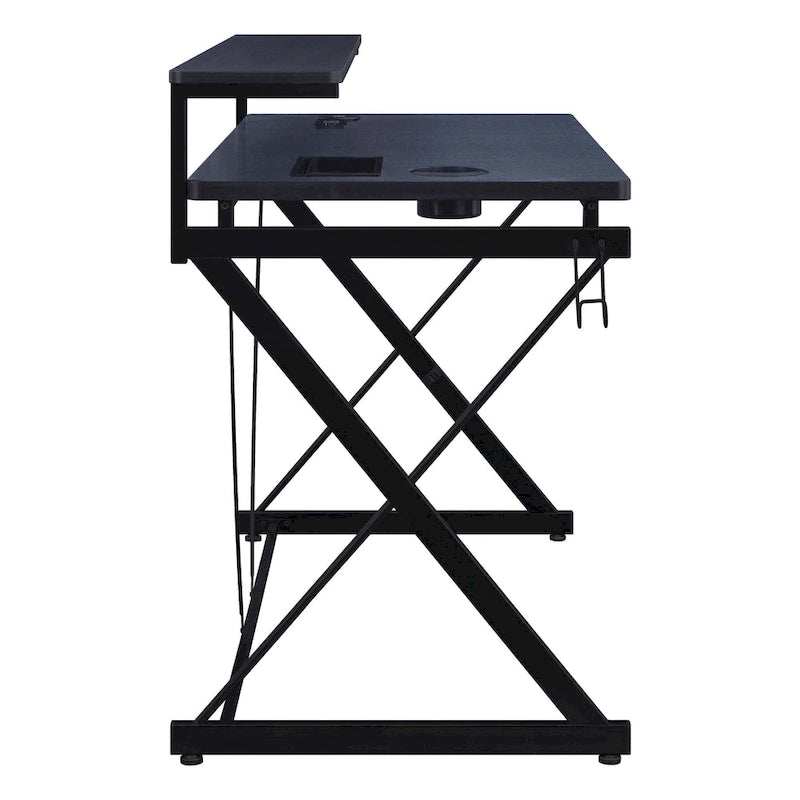 Emulator Battlestation Gaming Desk with RGB LED Lights