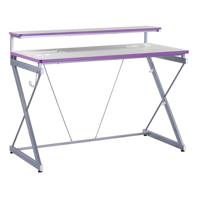 Emulator Battlestation Gaming Desk with RGB LED Lights