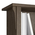 Bush Furniture Salinas 60W L Shaped Desk with Storage Hutch