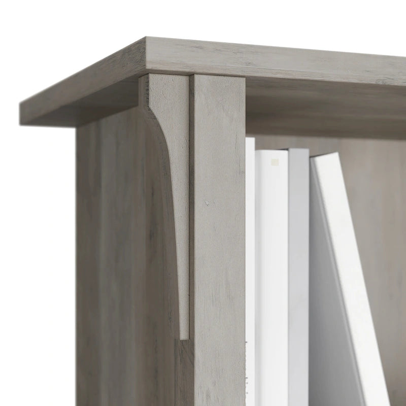 Bush Furniture Salinas 60W L Shaped Desk with Storage Hutch