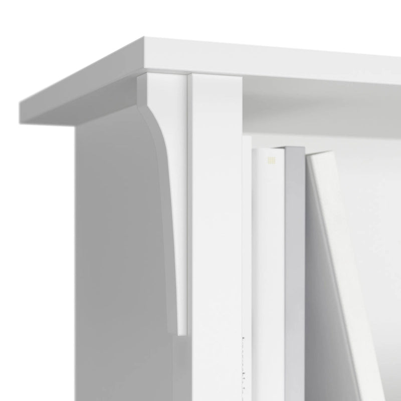 Bush Furniture Salinas 60W L Shaped Desk with Storage Hutch