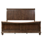 Rustic Traditions Sleigh Bed in Rustic Cherry