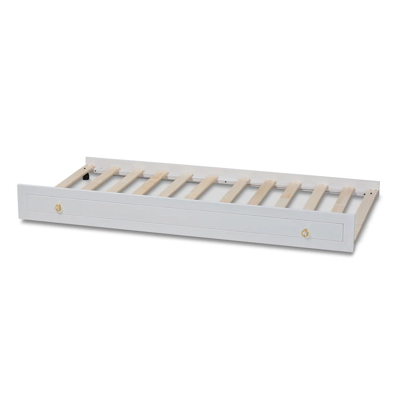 Alya Classic Traditional Farmhouse Twin Size Trundle (Trundle Only)