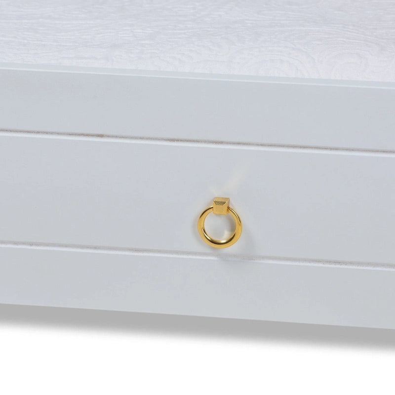 Alya Classic Traditional Farmhouse Twin Size Trundle (Trundle Only)