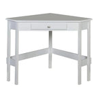 Contemporary Wood 1-drawer Corner Desk