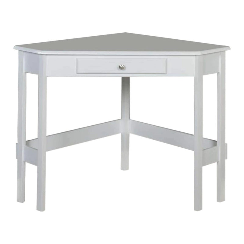 Contemporary Wood 1-drawer Corner Desk