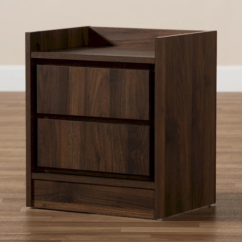Hale Modern and Contemporary Wood 1-Door Nightstand