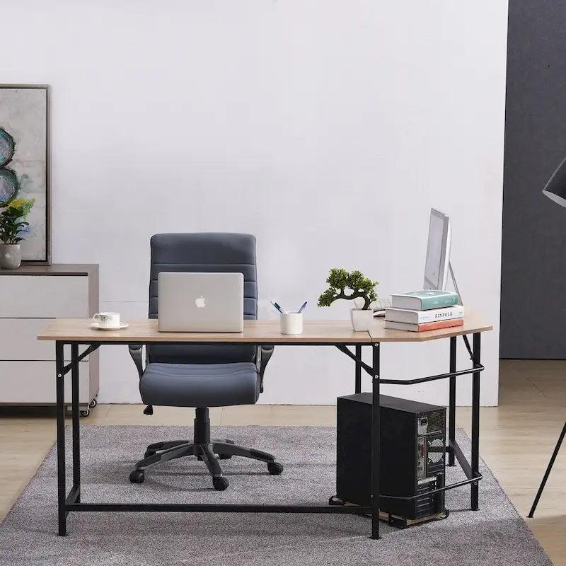 MCombo Corner L-Shape Gaming Desk, MDF 7121