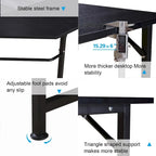 MCombo Corner L-Shape Gaming Desk, MDF 7121