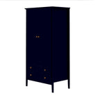 Manhattan Comfort Crown Full Wardrobe with Hanging and 2 Drawers