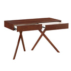 Foli Transitional 47-inch Wood 2-Drawer Desk with USBs and Power Outlets