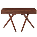 Foli Transitional 47-inch Wood 2-Drawer Desk with USBs and Power Outlets