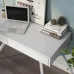 Foli Transitional 47-inch Wood 2-Drawer Desk with USBs and Power Outlets