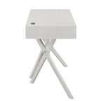 Foli Transitional 47-inch Wood 2-Drawer Desk with USBs and Power Outlets