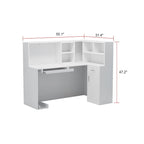 Working Reception Desk L Shaped Front Counter Reception Table Counter
