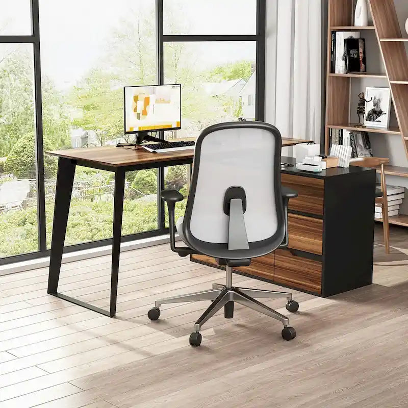 Timechee Home Office Computer Desk L-Shaped Corner Desk 54.3 Writing