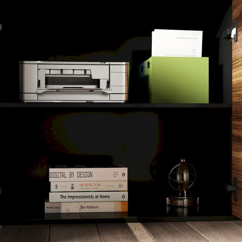 Timechee Home Office Computer Desk L-Shaped Corner Desk 54.3 Writing