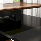 Timechee Home Office Computer Desk L-Shaped Corner Desk 54.3 Writing