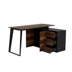 Timechee Home Office Computer Desk L-Shaped Corner Desk 54.3 Writing