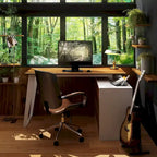 Timechee Home Office Computer Desk L-Shaped Corner Desk 54.3 Writing