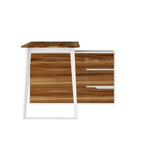Timechee Home Office Computer Desk L-Shaped Corner Desk 54.3 Writing