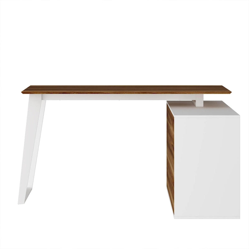 Timechee Home Office Computer Desk L-Shaped Corner Desk 54.3 Writing