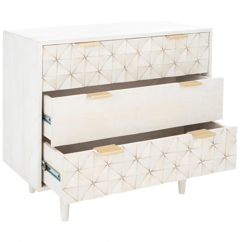 Cena 3-Drawer Storage Bedroom Chest