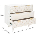 Cena 3-Drawer Storage Bedroom Chest