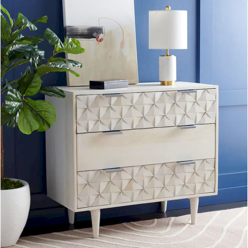 Cena 3-Drawer Storage Bedroom Chest