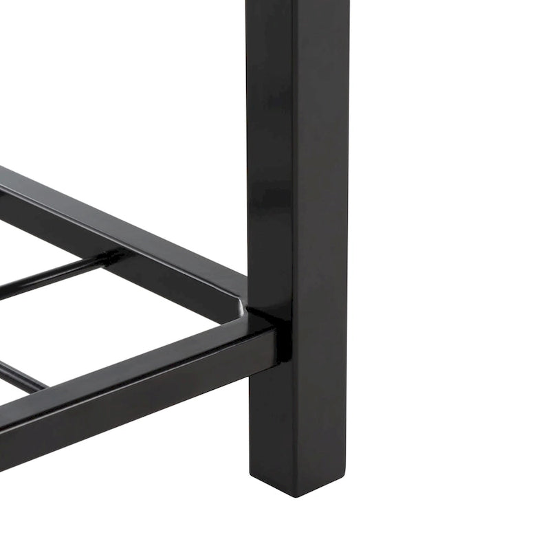 Yael Open Shelf Bench with Cushion - 42 W x 15 D x 18 H - 42Wx15Dx18H