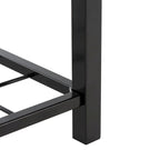 Yael Open Shelf Bench with Cushion - 42 W x 15 D x 18 H - 42Wx15Dx18H