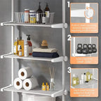 Over the Toilet Storage Cabinet - 10.6D x 33W x 116H