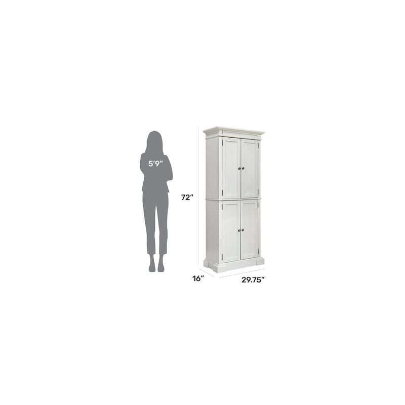 Americana Off-White Pantry, 72H