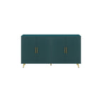 Wood TV Stand with Storage Cabinet & Adjustable Shelves - 15.70 x 60.00 x 32.30