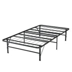 14 Foldable Metal Platform Bed Frame Mattress Foundation with Box Spring Replacement