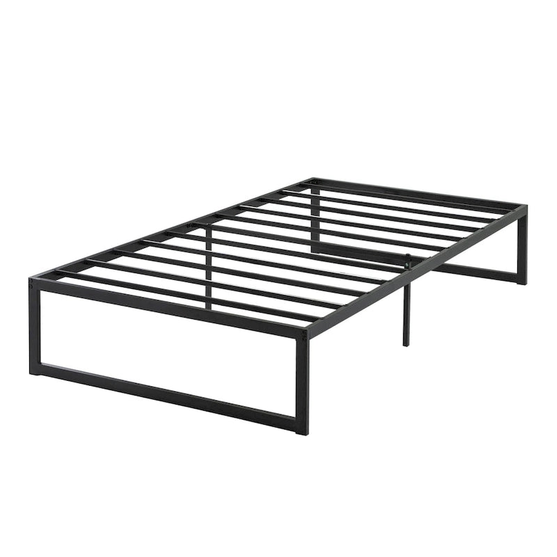 Black Metal Platform Bed Frame