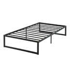 Black Metal Platform Bed Frame