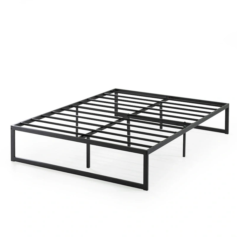 Black Metal Platform Bed Frame